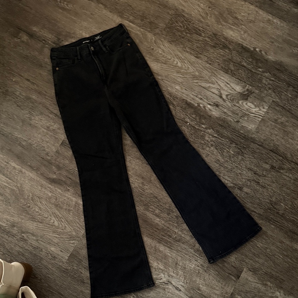Old Navy Women's Black Flare Jeans